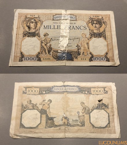 1000 francs cérès mercure - cérès,