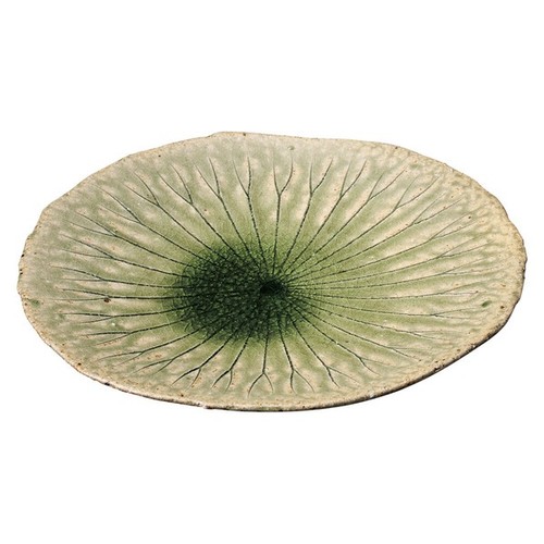 Assiette grande feuille - feuille, de