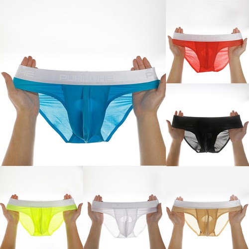 Slip homme soie glacée - en,