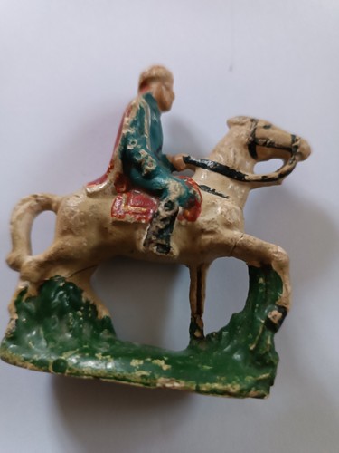 Jouet ancien soldat cheval - ancien,