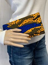 Porte Monnaie Pochette Tissu Wax Coloré Neuf S082