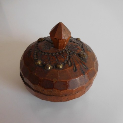 Coffret bijoux sculpture bois