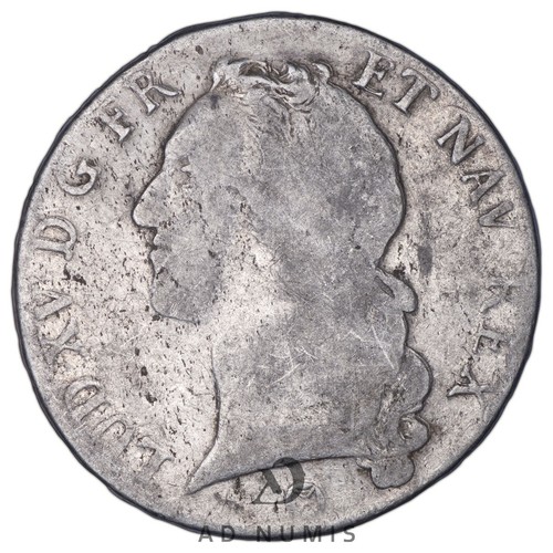 France écu 1743 - xv, au