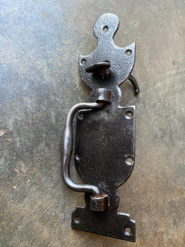 Ancien loquet poucier en - loquet, à