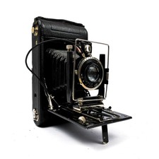 Chambre folding Platos-Film 8x10.5cm Leitz Tessar 12cm f:4,5 Compur- 698003