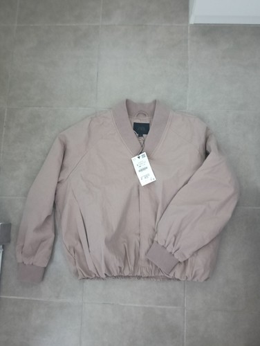 Zara veste bomber femme beige - veste,