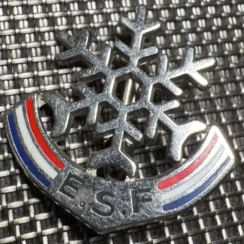 Médaille ski flocon esf - /,