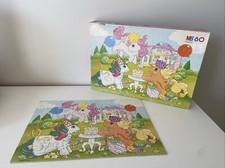 My Little Pony puzzle vintage 1986 MB 60 pièces complet mon Petit Poney 1986