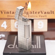 Briquet Dunhill motif tartan