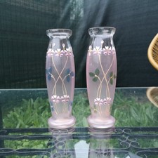 Paire de Vases en Verre