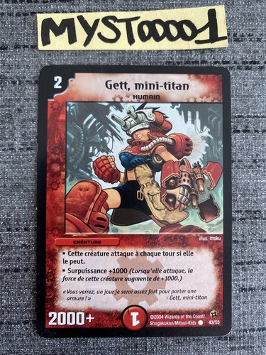 Carte duel masters gett mini - duel,
