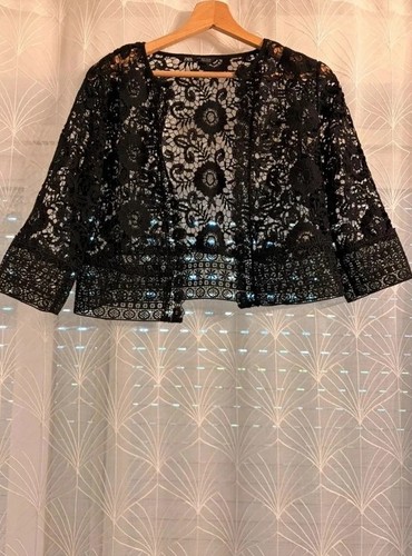 Veste courte boléro dentelle - courte,