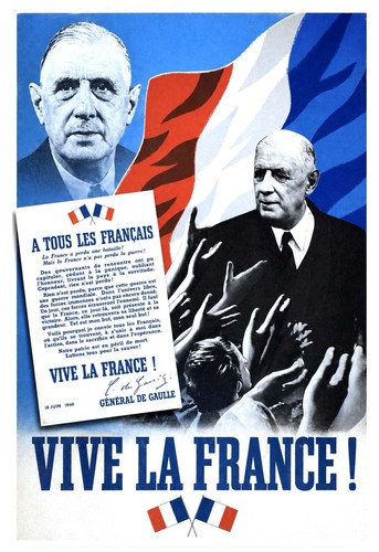 Affiche poster gaulle - poster, de