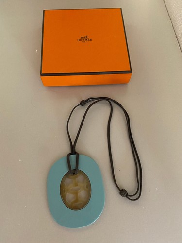 Collier hermès isthme bleu - isthme, gm