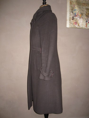 Manteau marron laine et - manteau,