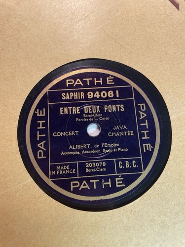 Disque pathe 94061 - 94061, deux