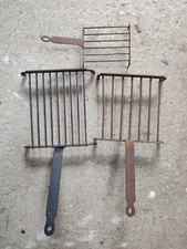 Outil ancien Lot 3  Grilles  de cheminée barbecue Porte casserole Poêlon