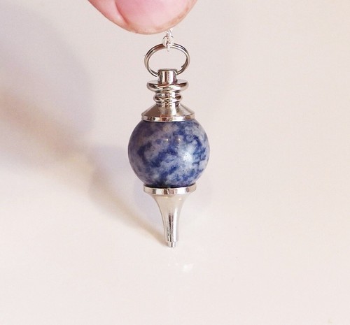 Pendule sphere en sodalite - pendule,