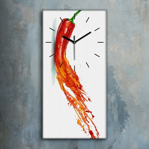 Horloge décorative sur - , toile