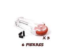 Lot de 18 pierres à briquet