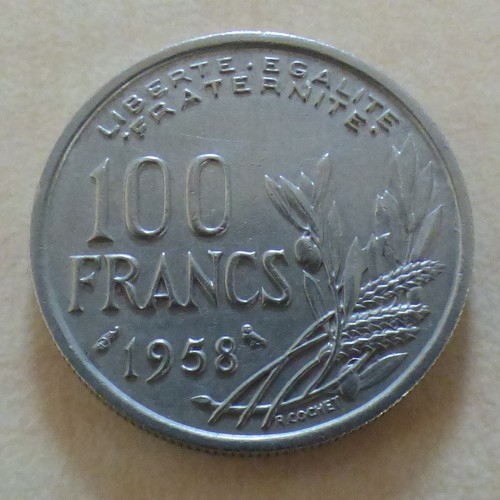 France 100 francs - , 1958