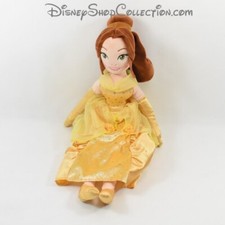 Poupée peluche Belle DISNEYLAND PARIS La Belle et la Bête Princesse robe jaune
