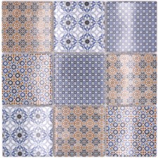 Mosaïque tuile rétro vintage