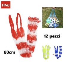Ensemble De 12 Pz Sac Rete De Plage 80Cm Pour Jouets Jeux Enfants Plage HMJ