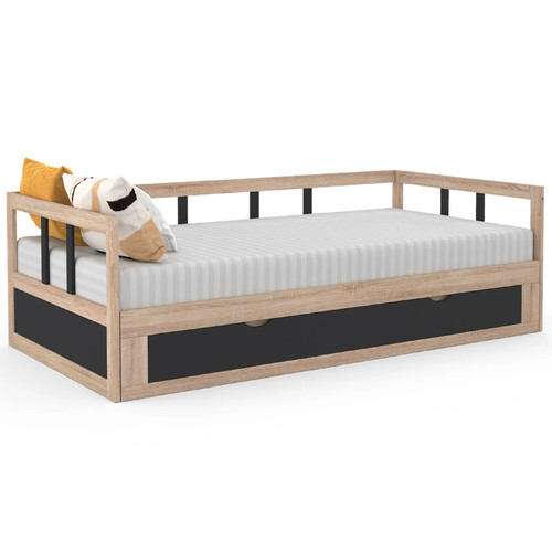 Lit banquette 190 cm zoya - lit,