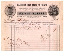 facture année 1888 - Maison