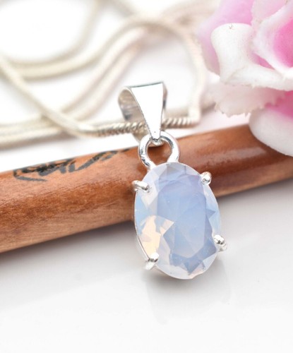 Pendentif médaillon opale - médaillon,