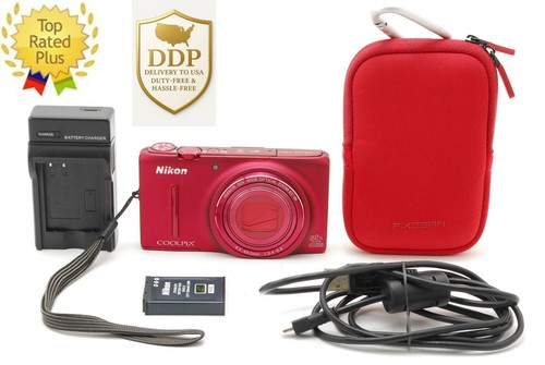 Nikon coolpix s9500 red 1mp - nikon,