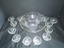 Service à punch Vintage , salade de fruits 12 tasses