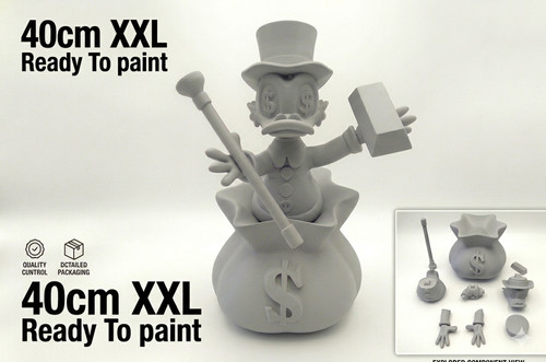 Statue 40cm oncle picsou - picsou,