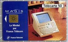 Télécarte MAGIS F568 GEM 07/95 50 unités Minitel