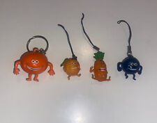 FIGURINE Oasis Orange Presslé Porte-clé clef ananas Alan cassis Joe abricot Enri