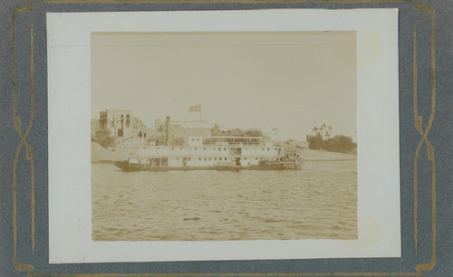 Egypte nil bateau - le, à