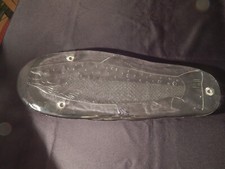 GRAND PLAT à Service, Présentation en VERRE à POISSONS SAUMON