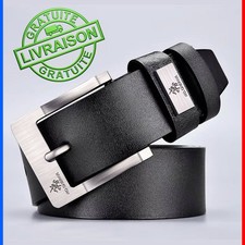 Ceinture en cuir véritable de