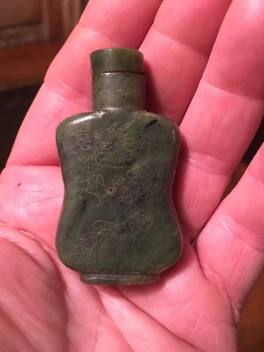 Antique chinese green jade - chinese,