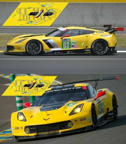 Décals corvette c7r - décals, mans