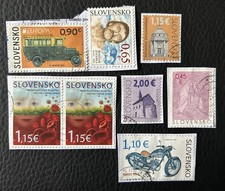 Lot de 8 timbres de Slovaquie