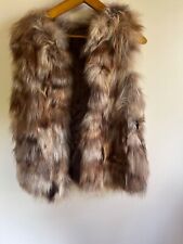 Veste sans manche fourrure 100% renard