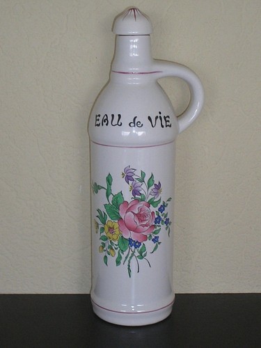 Bouteille digestif eau - , vie