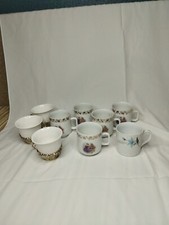 Lot De 9 Petites Tasses Porcelaine Bavaria Chinoise Et Autres