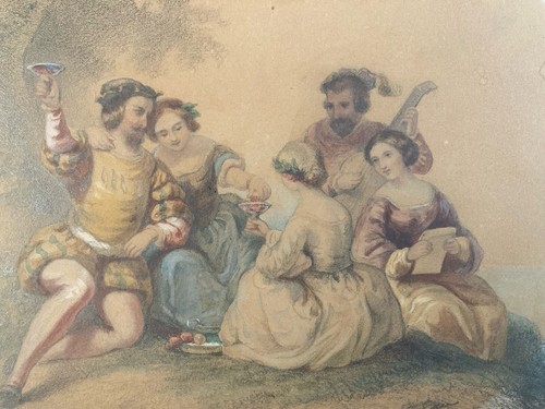 Très belle peinture aquarelle - très,
