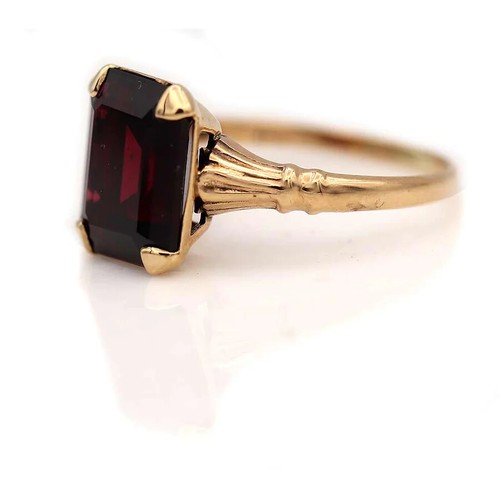 Bague grenat vintage