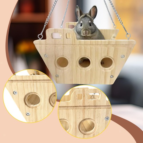 Hamac bois pour chinchilla - en,