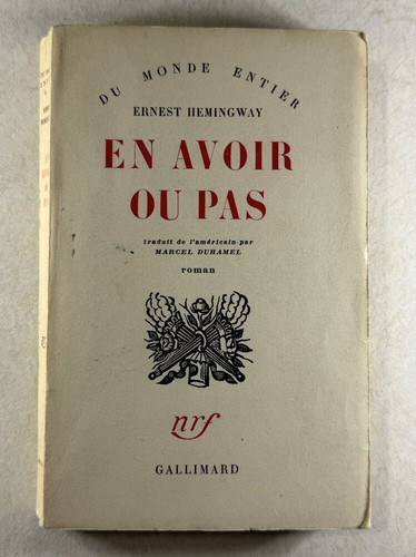 Avoir pas ernest - ou, |