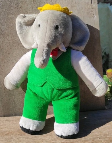 Peluche roi babar - peluche,
